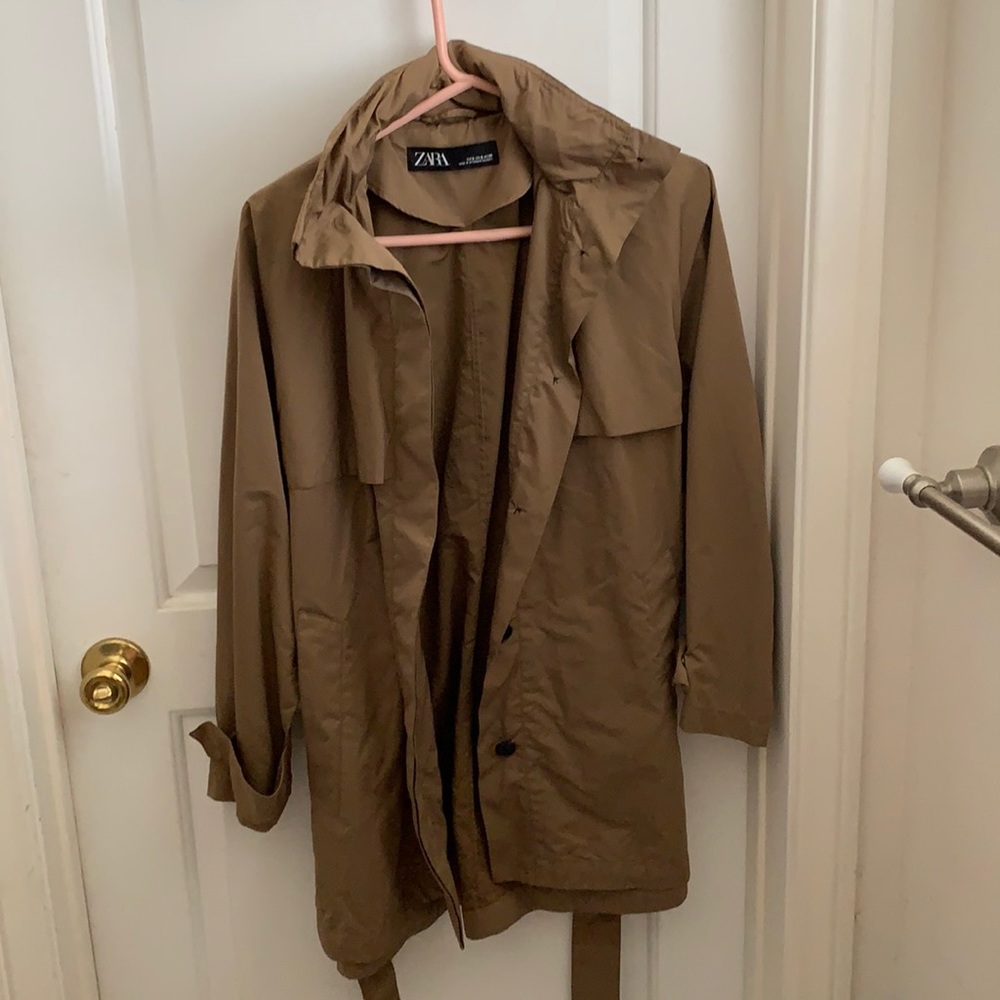 Zara Outer Shell Jacket w/ Hoodie